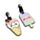Foodiemals Ijsco & Ijslollie PVC Kofferlabel Set van 2