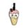 Foodiemals Ijsco & Ijslollie PVC Kofferlabel Set van 2
