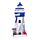 Blauwe Vuurtoren 3D Zee & Strand Souvenir Magneet 