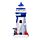 Blauwe Vuurtoren 3D Zee & Strand Souvenir Magneet 
