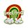 Iers Geluk Regenboog Ierland PVC Magneet