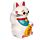 Maneki Neko Witte Keramiek Spaarpot