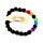 Chakra Lava-steen kralen & Edelstenen Armband