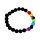 Chakra Lava-steen kralen & Edelstenen Armband