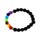 Chakra Lava-steen kralen & Edelstenen Armband