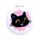 Lucky de Zwarte Kat Compact Make Up Spiegeltje
