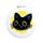 Lucky de Zwarte Kat Compact Make Up Spiegeltje