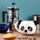Adoramals Panda Gevormde Keramiek Mok