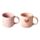 Roze Hartjes Stoneware Mok