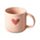 Roze Hartjes Stoneware Mok