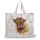 Jan Pashley Highland Coo Koe Duurzame Shopper Tas