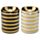 Eden Metallic Goud Streep Keramiek Mini Geurbrander - Small