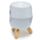 Witte Abstracte Keramiek Geurbrander met Voet