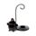 Zwarte Ketel Hangende Geurbrander met stand