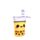 Foodiemals Boba de Bubble Tea Pop Up Canvas Potloodetui