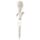Boxende Schedel Plastic PVC Pen  - Zwart
