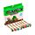 Set van 8 Uitwisbare Pennen Minecraft Gereedschap Top