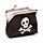 Jolly Roger Piraat Portemonnee met knip