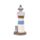 Strandsouvenir - Vuurtoren Wit Vis