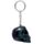 Donker Metallic & Goud Schedel Sleutelhanger