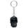 Donker Metallic & Goud Schedel Sleutelhanger