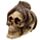 Bronskleurige Octopus Schedel Woonaccessoire