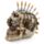 Steam Punk Stijl Schedel met Kogel Mohican Woonaccessoire