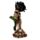 Skelet Hand Houdt Zwarte Roos Woonaccessoire