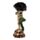 Skelet Hand Houdt Zwarte Roos Woonaccessoire