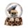 Schedel Sneeuwbol met dieren Woonaccessoire