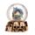 Schedel Sneeuwbol met dieren Woonaccessoire