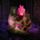 Elements Baby Draak LED Kristal Schedel