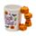 Spooky Trick or Treat Pompoen Gevormd Handvat Mok