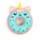 Unicorn Donut Gum in Doosje