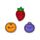 Set van 3 Foodiemals Fruit Gummen