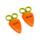 Foodiemals Cecil de Wortel Kinderschaar in houder