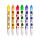 Foodiemals Fruit Uitwisbare Highlighter Set van 6 met geur inkt