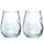 Skelet Hand Set 2 glazen Drinkglazen 250ml