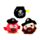 Queasy Squeezies Jolly Rogers Piraat Knijpspeelgoed