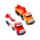 Bouw Truck met Hijskraan Frictie Duw/Trek Actie Speelgoed