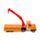 Bouw Truck met Hijskraan Frictie Duw/Trek Actie Speelgoed