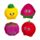 Foodiemals Fruit Stretch Knijpbaar Friemelspeelgoed