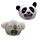 Queasy Squeezies Adoramals Panda en Koala Knijp Speelgoed