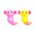 Maltose Axolotl Glitter Knijpspeelgoed