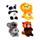 Queasy Squeezies Adoramals Zoo Mix #1 Knijp Speelgoed