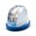 Adoramals Highland Coo Koe Small Glitter Sneeuwbol