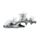 Wolf Puppies spelen op rots