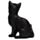 Zwarte Kat Miniatuur Beeldjes