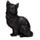 Zwarte Kat Miniatuur Beeldjes