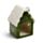 Kerst peperkoekhuisje theelichthouder - Rood & Groen
